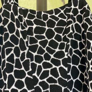 Adorable Cow Print Top, Size L, Vintage
